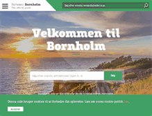 Tablet Screenshot of bornholm.info